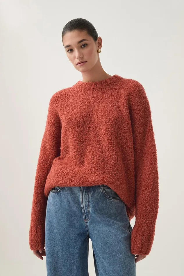 Aje Knitwear and Jumpers Roberta Textural Knit Sienna 8211 Women