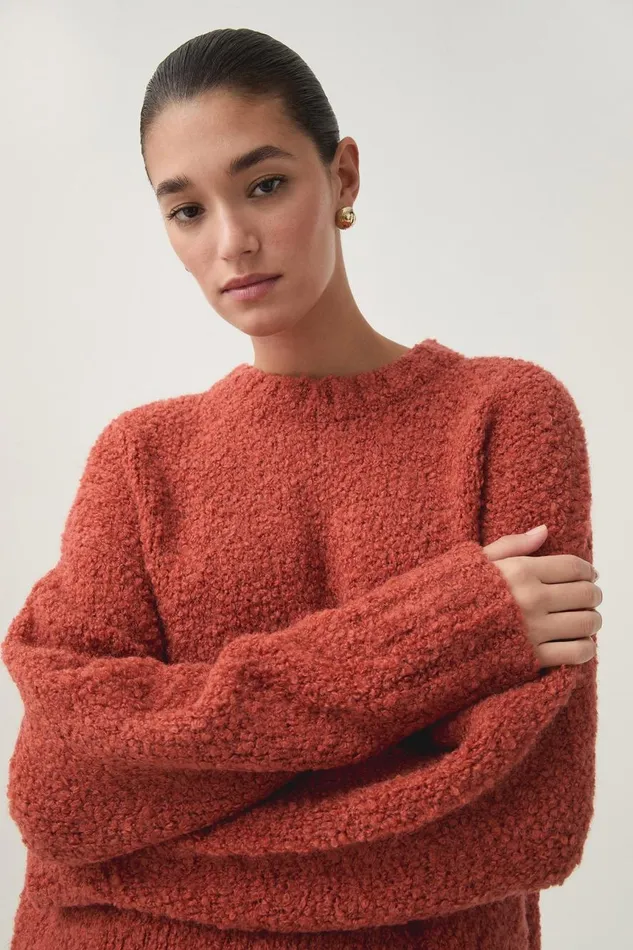 Aje Knitwear and Jumpers Roberta Textural Knit Sienna 8211 Women