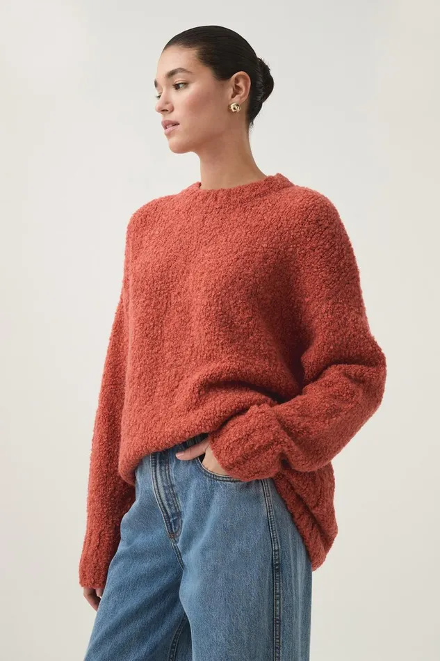 Aje Knitwear and Jumpers Roberta Textural Knit Sienna 8211 Women