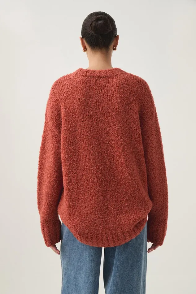 Aje Knitwear and Jumpers Roberta Textural Knit Sienna 8211 Women