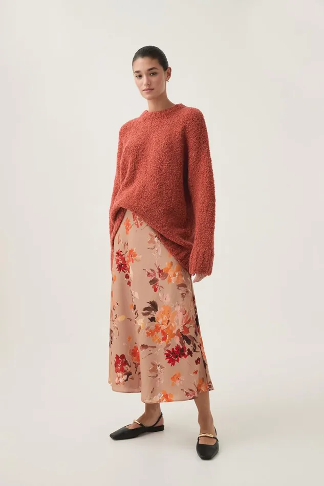 Aje Knitwear and Jumpers Roberta Textural Knit Sienna 8211 Women