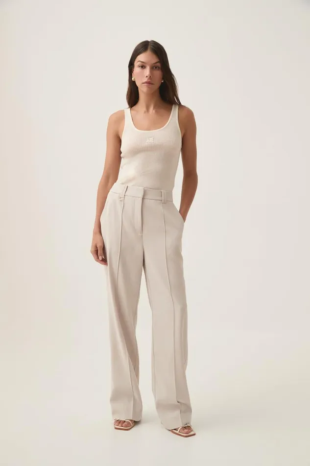 Aje Matching Sets Caterina Tailored Pant Sandstone 8211 Women