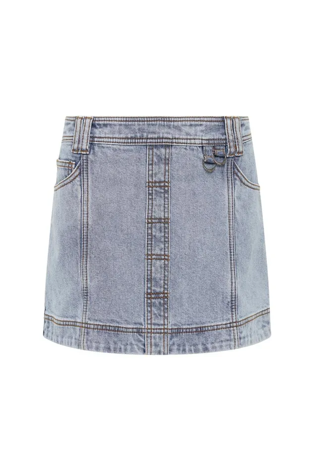 Aje Matching Sets Corie Low Waisted Mini Skirt Mum Wash 8211 Women