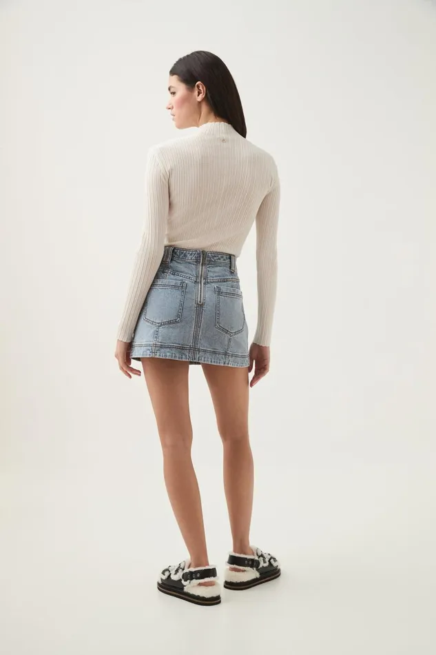 Aje Matching Sets Corie Low Waisted Mini Skirt Mum Wash 8211 Women
