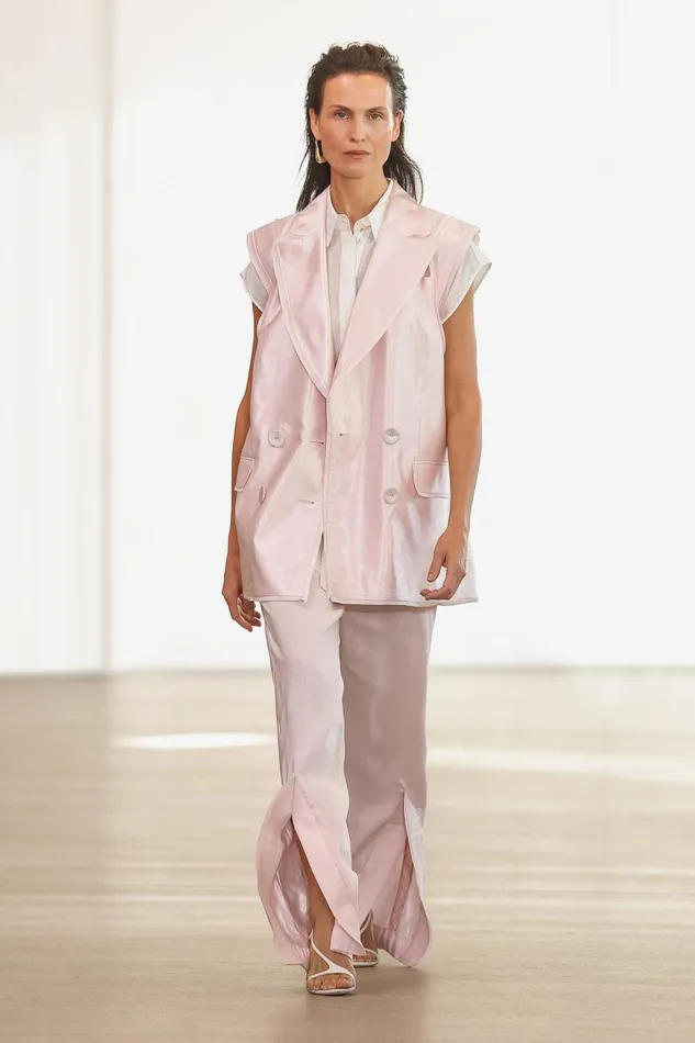 Aje Pants Insight Deconstructed Pant Soft Pink 8211 Women