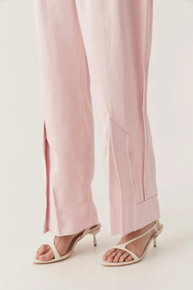 Aje Pants Insight Deconstructed Pant Soft Pink 8211 Women