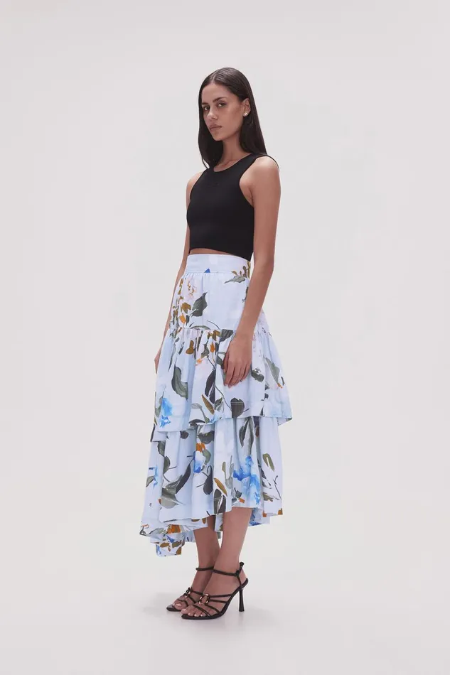 Aje Skirts Interlace Midi Skirt Divine Orchid 8211 Women