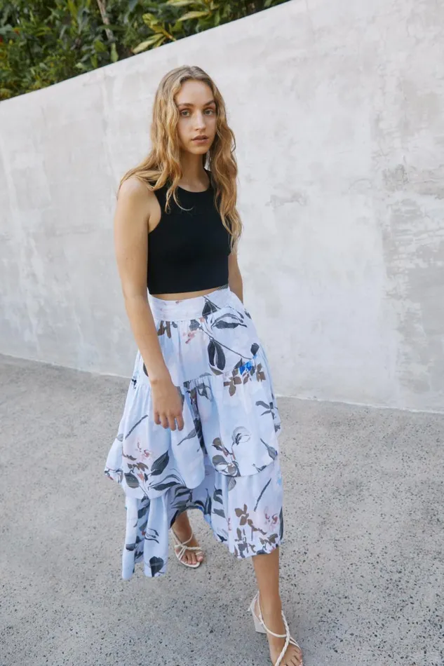 Aje Skirts Interlace Midi Skirt Divine Orchid 8211 Women