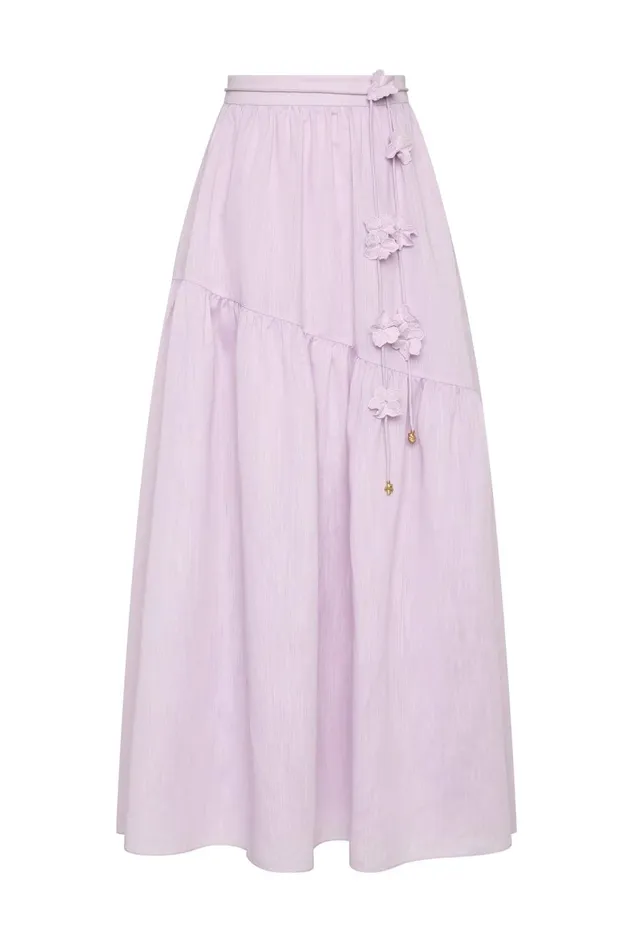 Aje Skirts Splendour Maxi Skirt Soft Violet 8211 Women