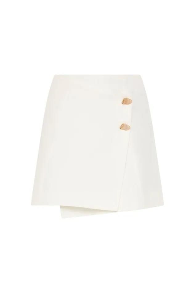 Aje Skirts Velma Mini Skirt Ivory 8211 Women