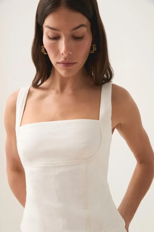 Aje Tops Clover Corded Top Ivory 8211 Women Aje Tops Clover Corded Top Ivory 8211 Women