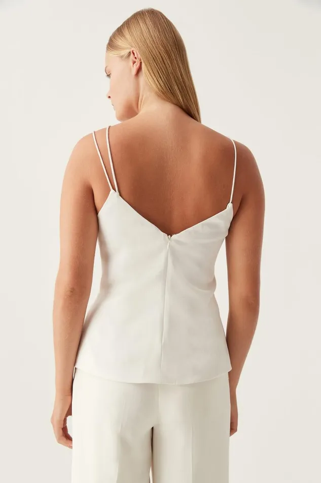 Aje Tops Riddle Button Down Top Ivory 8211 Women Aje Tops Riddle Button Down Top Ivory 8211 Women