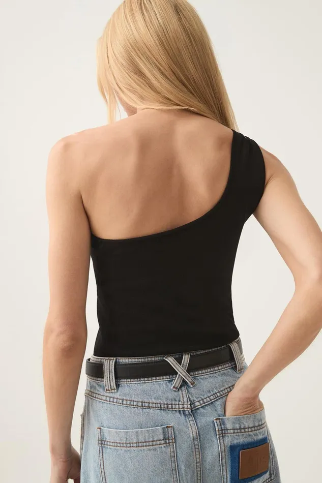 Aje Tops Vibrancy Knit Sleeveless Top Black 8211 Women