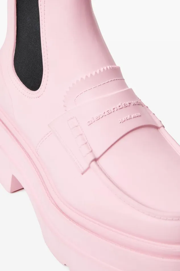 Alexander Wang Shoes Women Carter 75mm Ankle Platform Boot In Rubber