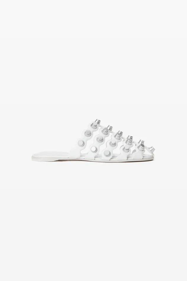 Alexander Wang Shoes Women Rexa Cage Slide In Leather