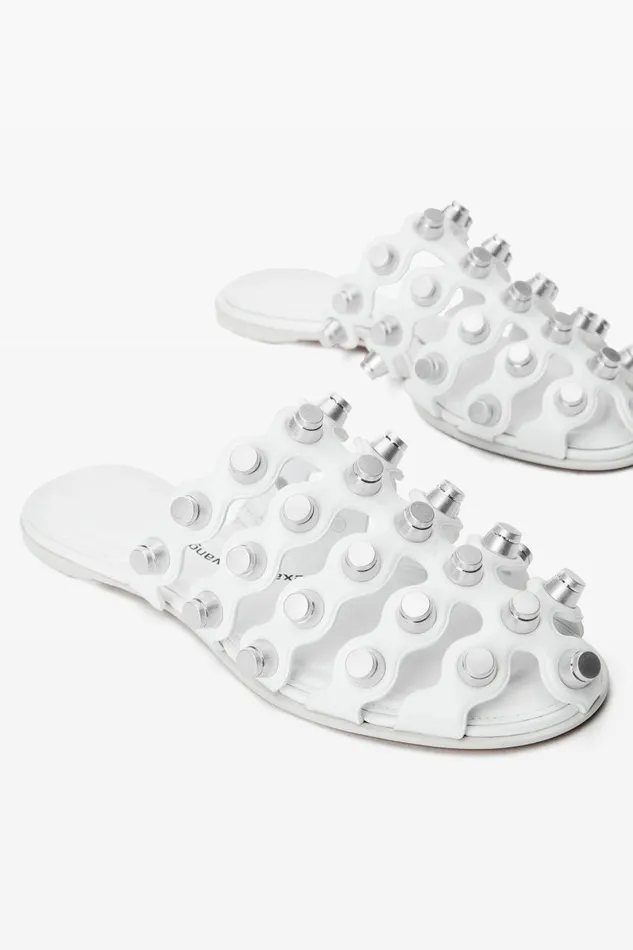Alexander Wang Shoes Women Rexa Cage Slide In Leather