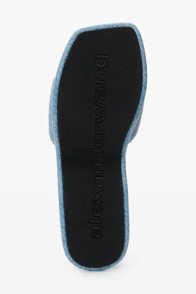 Alexander Wang Shoes Women TrompeL039oeil Denim Goatskin Float Slide