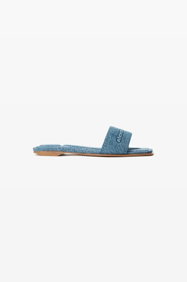 Alexander Wang Shoes Women Vy Pool Sandal In Denim