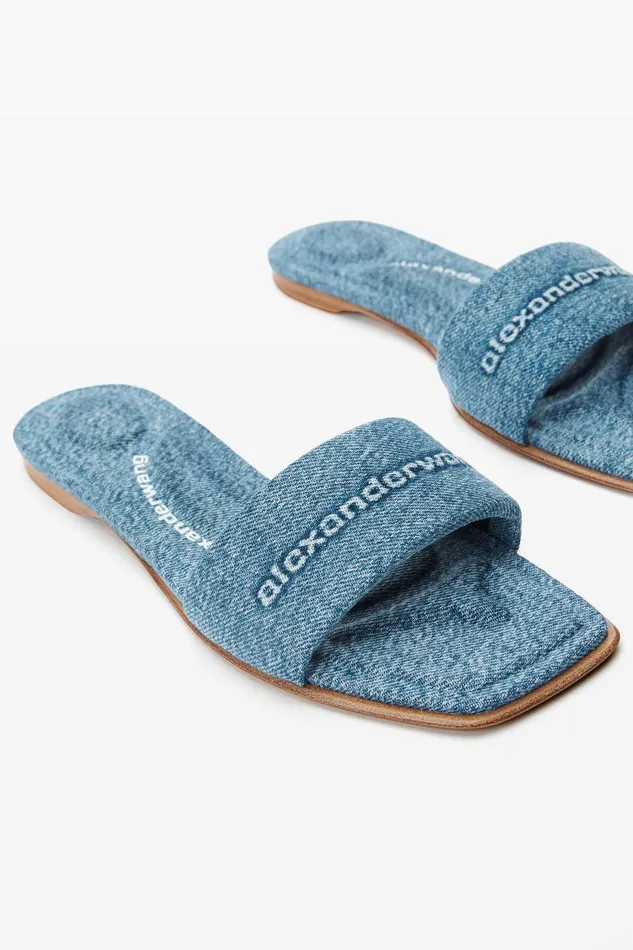 Alexander Wang Shoes Women Vy Pool Sandal In Denim