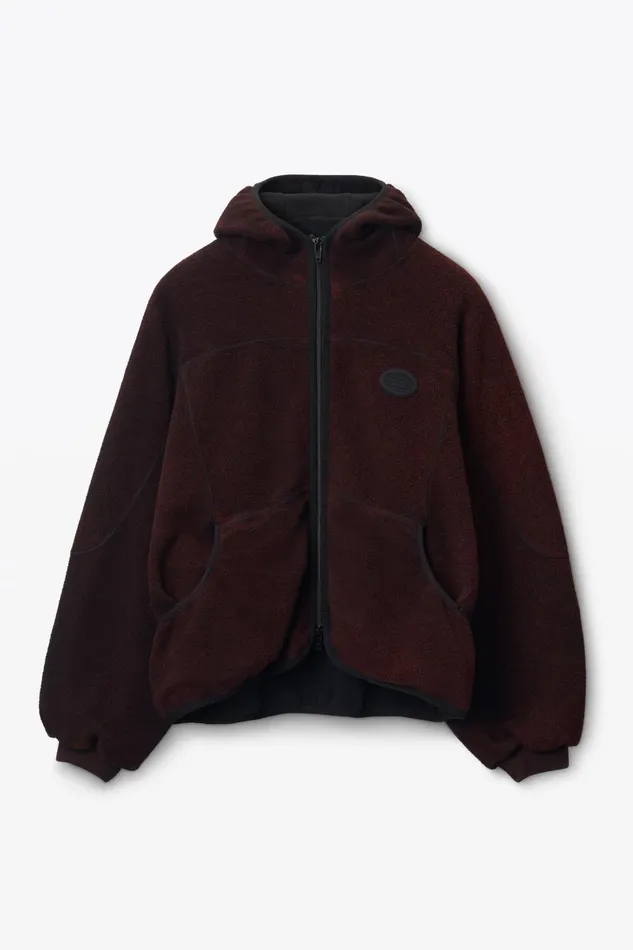 Alexander Wang UnisexWomenMen Oversize ZipUp Hoodie In Cotton