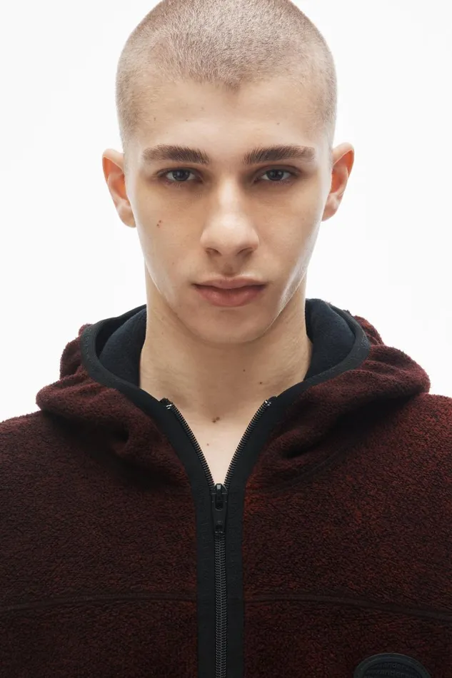 Alexander Wang UnisexWomenMen Oversize ZipUp Hoodie In Cotton