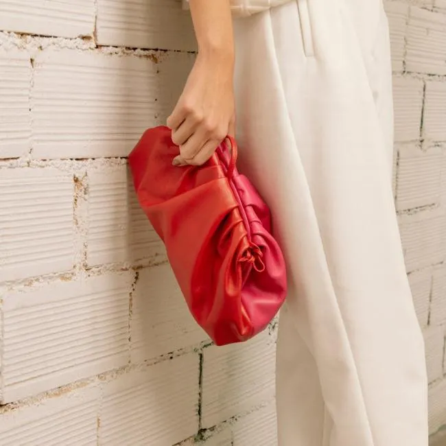 ALOHAS Bags The D 8211 Red And Pink Leather Handbag 8211 Women