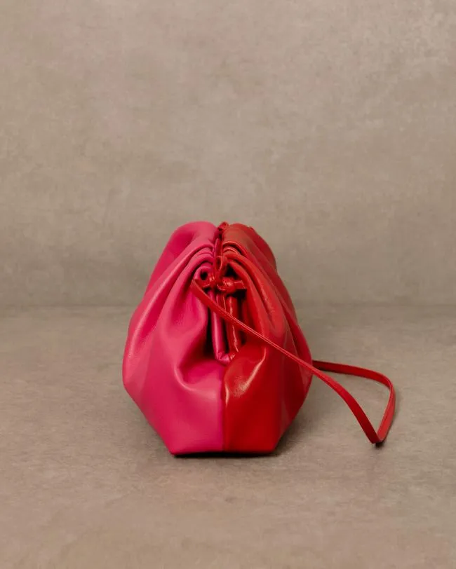 ALOHAS Bags The D 8211 Red And Pink Leather Handbag 8211 Women