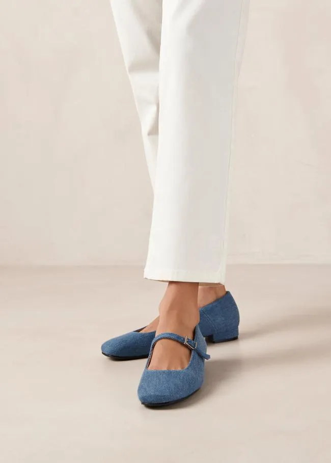 ALOHAS Ballet Flats Por Do Sol 8211 Blue Denim Ballet Pumps 8211 Women