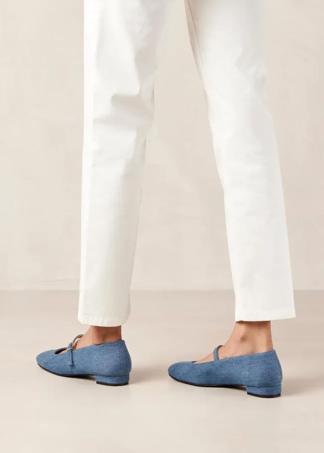 ALOHAS Ballet Flats Por Do Sol 8211 Blue Denim Ballet Pumps 8211 Women