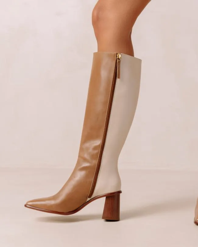 ALOHAS Boots East Camel Cream 8211 Women