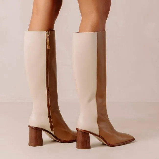 ALOHAS Boots East Camel Cream 8211 Women