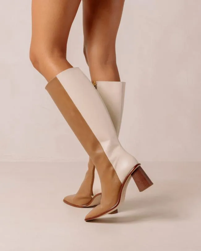 ALOHAS Boots East Camel Cream 8211 Women