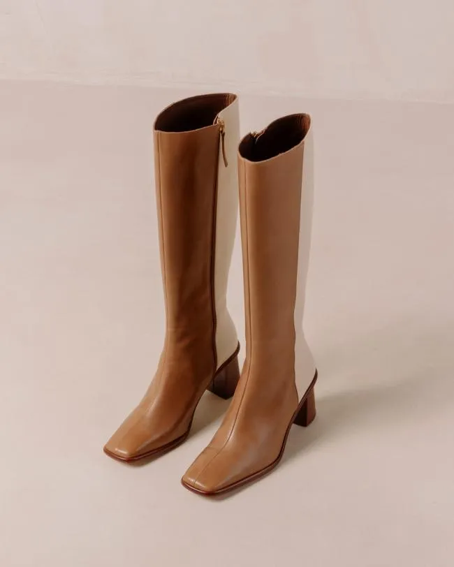 ALOHAS Boots East Camel Cream 8211 Women
