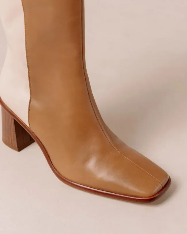 ALOHAS Boots East Camel Cream 8211 Women