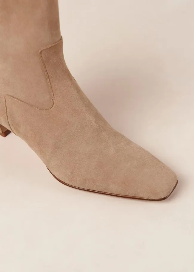 ALOHAS Boots Nash 8211 Beige Heeled Ankle Boots 8211 Women