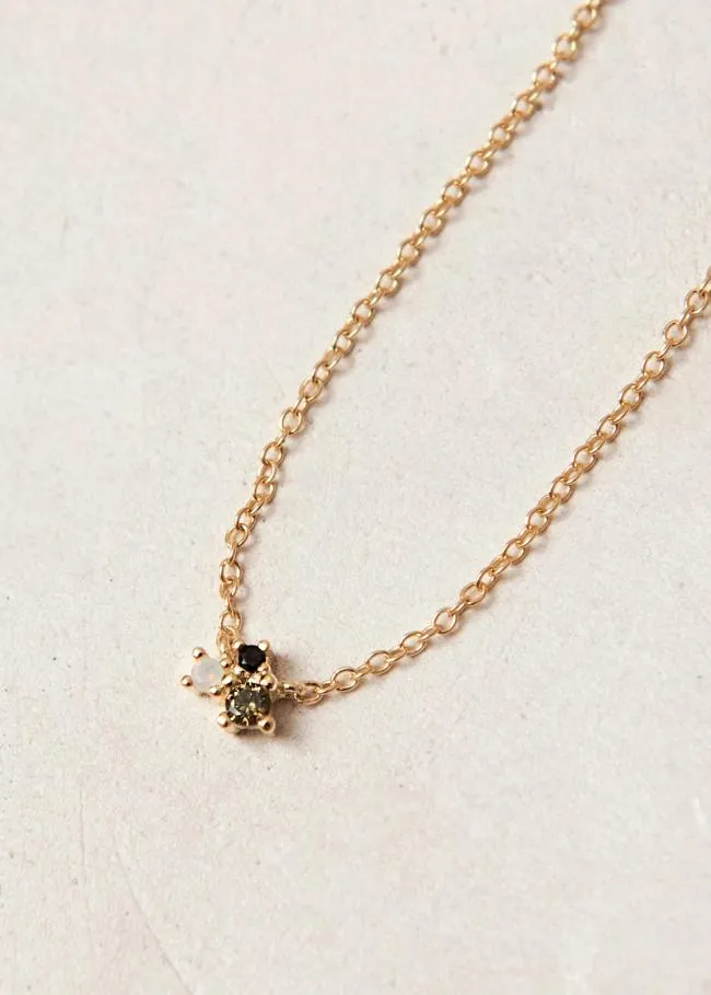 ALOHAS Jewelry Eunoia 8211 Gold And Crystal Necklace 8211 Women