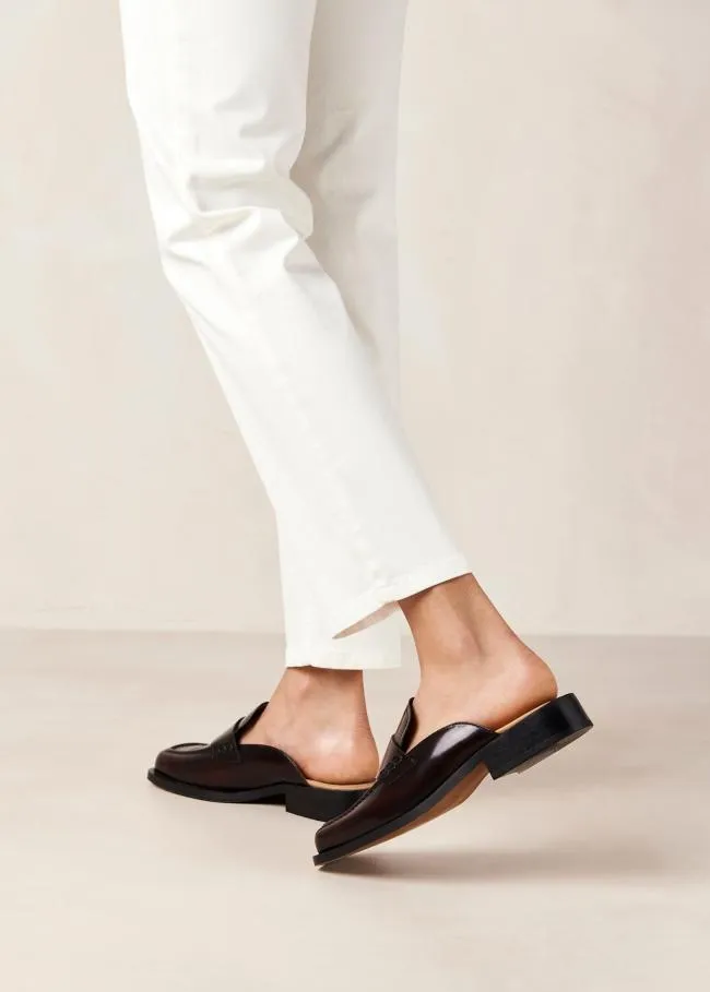 ALOHAS Loafers Alfred 8211 Brushed Leather Loafer Mules 8211 Women