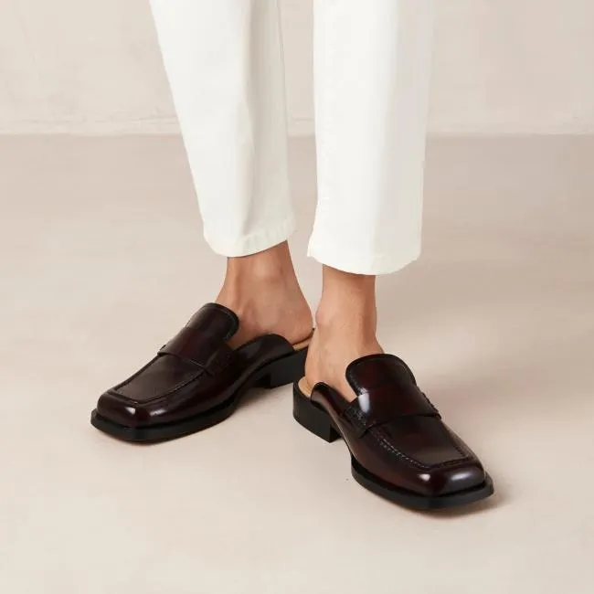 ALOHAS Loafers Alfred 8211 Brushed Leather Loafer Mules 8211 Women