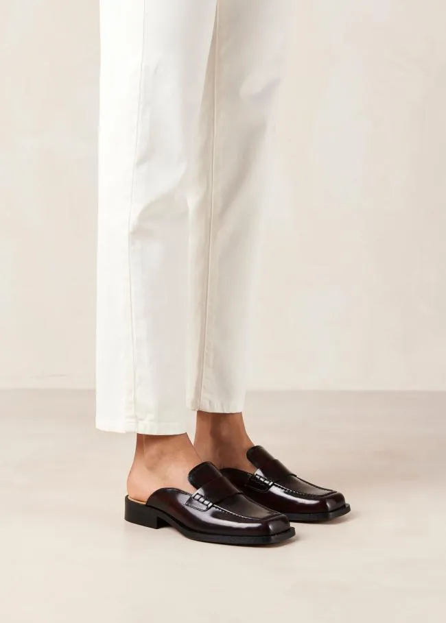 ALOHAS Loafers Alfred 8211 Brushed Leather Loafer Mules 8211 Women