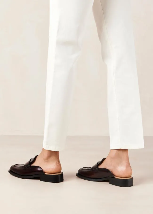 ALOHAS Loafers Alfred 8211 Brushed Leather Loafer Mules 8211 Women