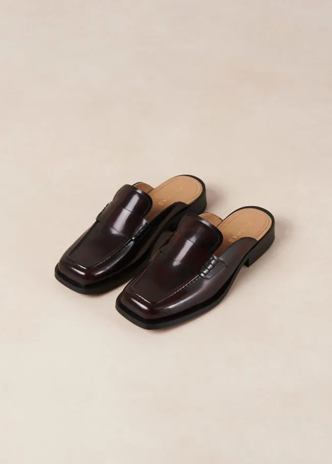 ALOHAS Loafers Alfred 8211 Brushed Leather Loafer Mules 8211 Women