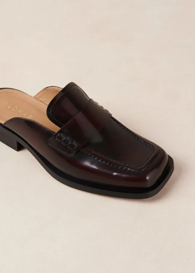 ALOHAS Loafers Alfred 8211 Brushed Leather Loafer Mules 8211 Women