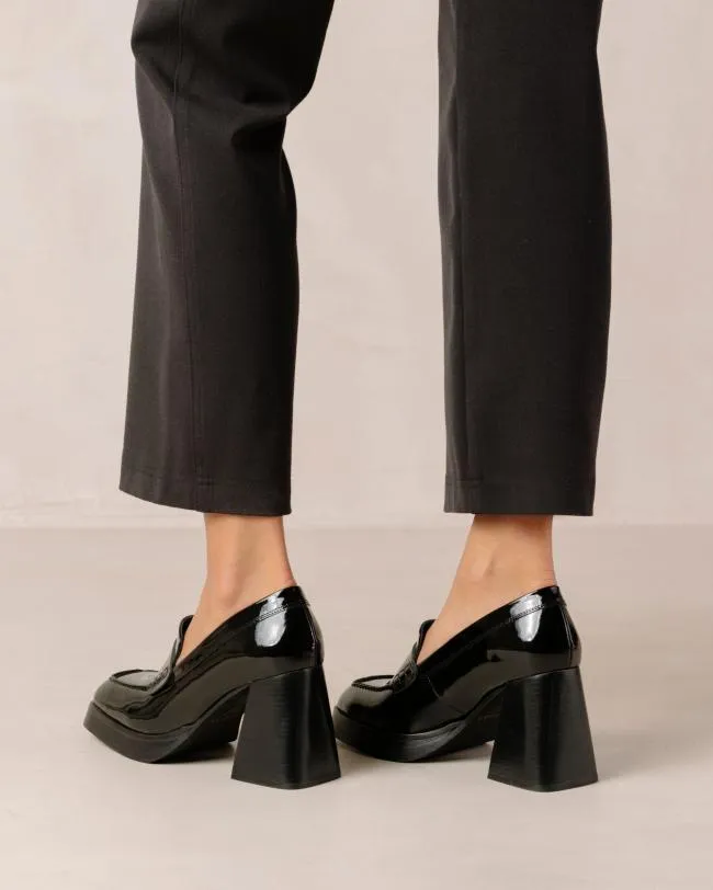 ALOHAS Loafers Take Off 8211 Black Leather Loafers 8211 Women