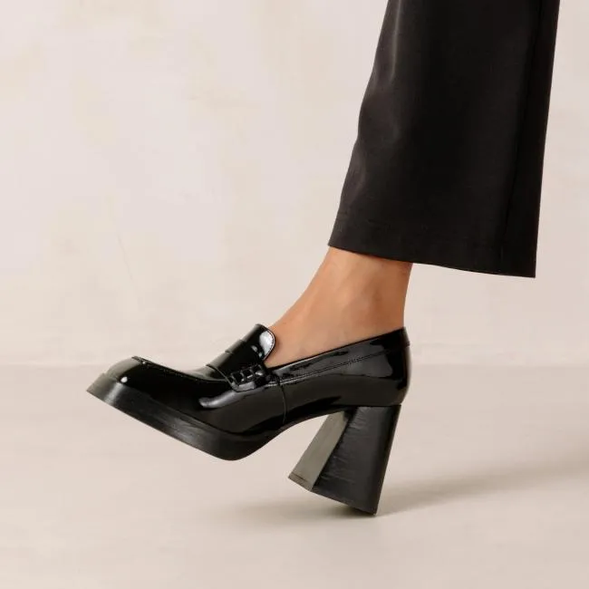ALOHAS Loafers Take Off 8211 Black Leather Loafers 8211 Women