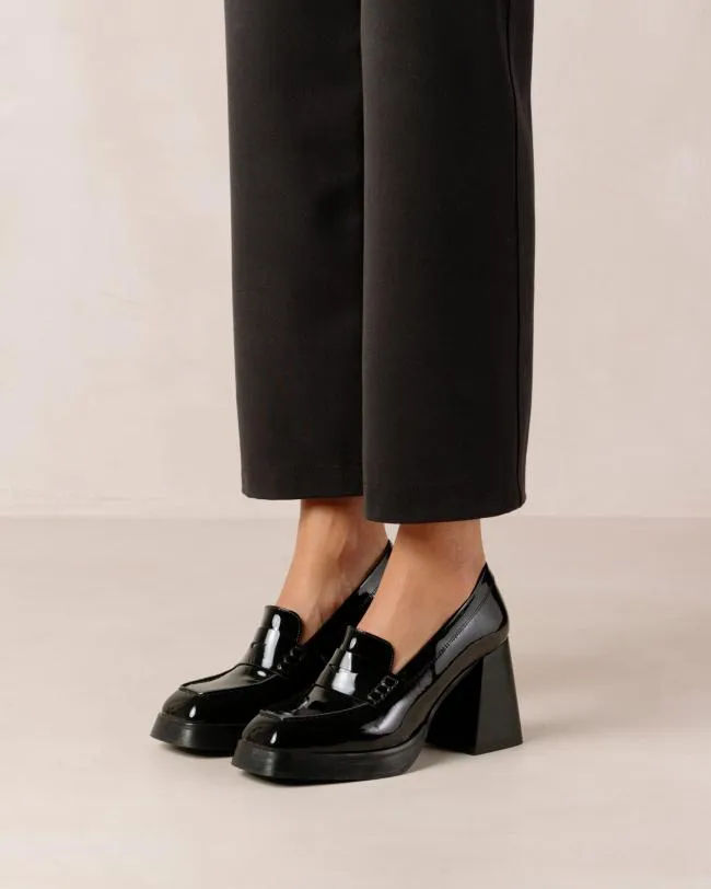 ALOHAS Loafers Take Off 8211 Black Leather Loafers 8211 Women