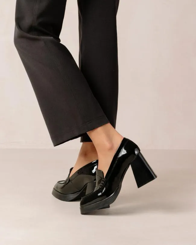 ALOHAS Loafers Take Off 8211 Black Leather Loafers 8211 Women