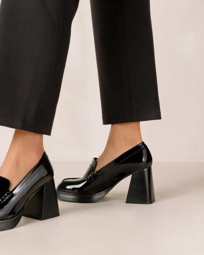 ALOHAS Loafers Take Off 8211 Black Leather Loafers 8211 Women