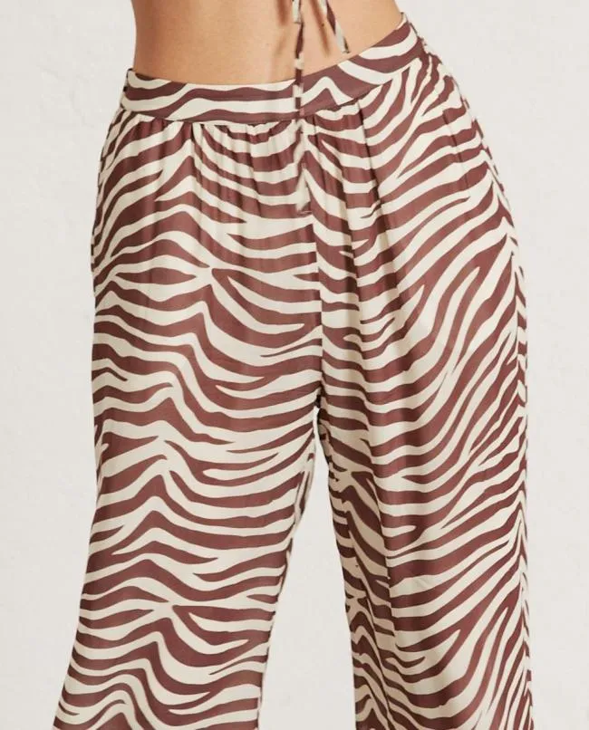 ALOHAS Pants Cliffhanger Safari 8211 Brown And White Pants 8211 Women