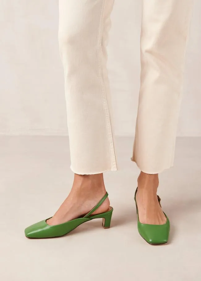 ALOHAS Pumps Lindy 8211 Bright Green Leather Pumps 8211 Women