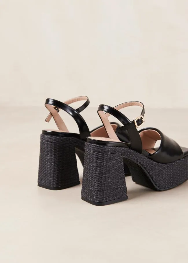 ALOHAS Sandals Jazzy 8211 Black Platform Heeled Sandals 8211 Women